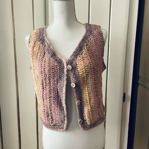 Super soft hand crochet Vest